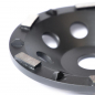 Preview: Hybridscheibe 125mm mit 6 Trapezförmigen PKD-Segmenten und 6 Stützsegmenten