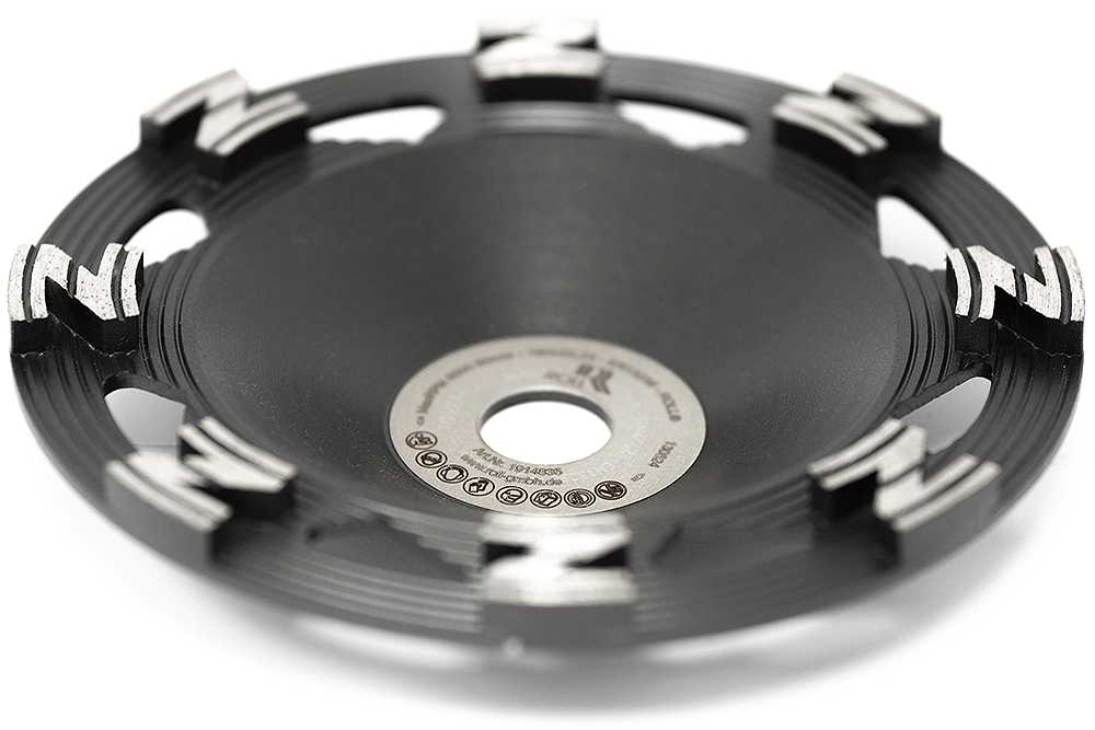 Seitenansicht der Diamantscheibe 180mm "Z-Segment"