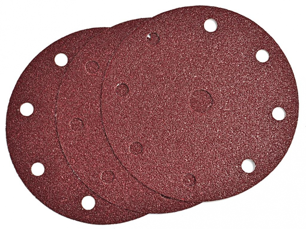 Klettschleifscheibe 150mm, 9 Loch, KG 24 Edelkorund, für Festool-Schleifer, 50er Pack